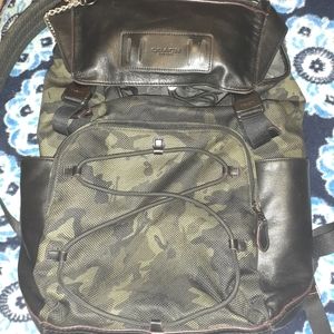 COACH Men's Camouflage Backpack
